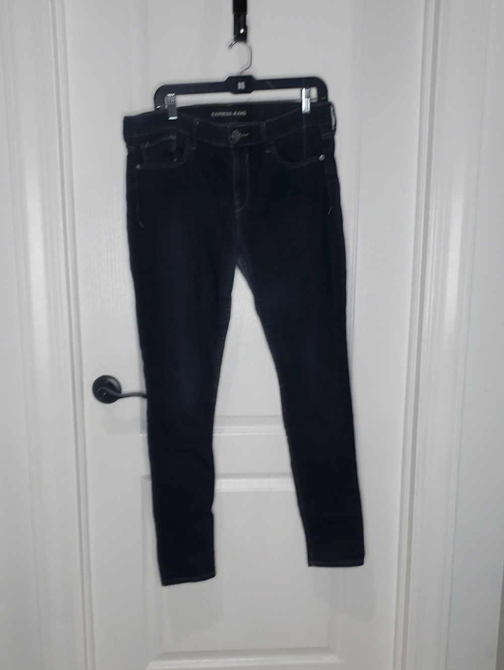 Express Dark Stonewash Jegging Size 10R